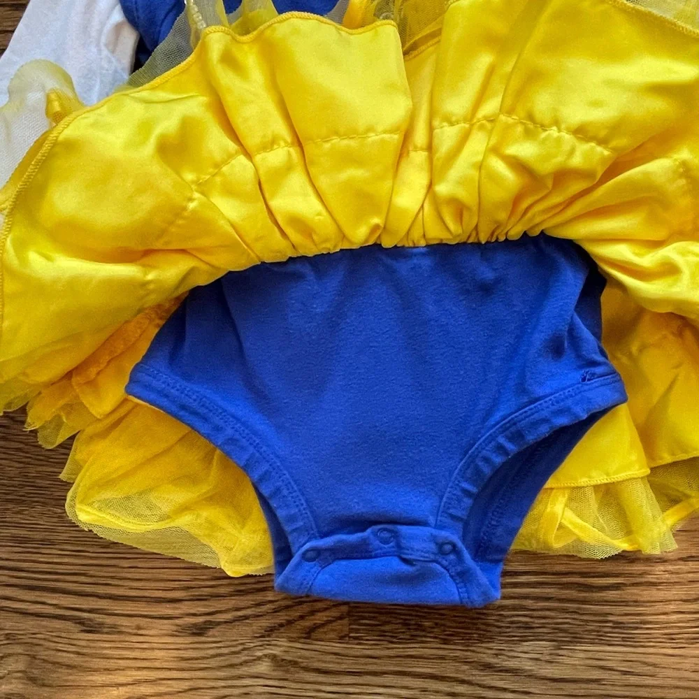 Disney Baby Girls Snow White Costume with TUTU Dress Up Size 9 Mths